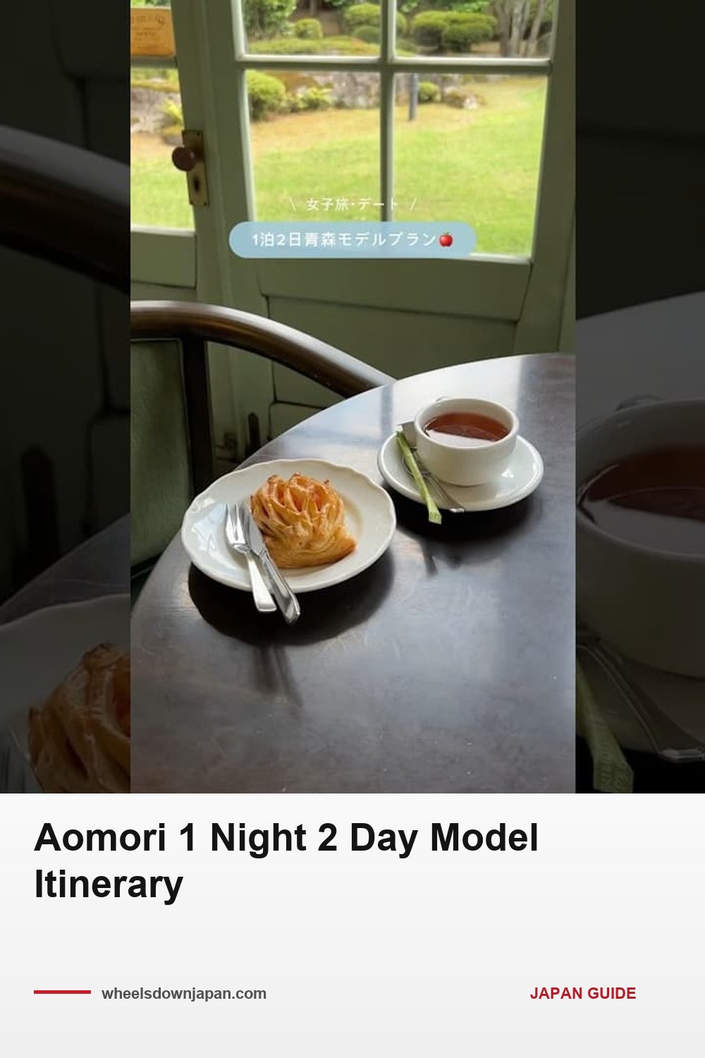 Pinterest pin: Aomori in One Night, Two Days: City or Nature