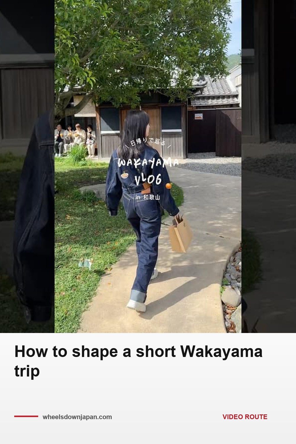 Pinterest pin: How to shape a short Wakayama trip